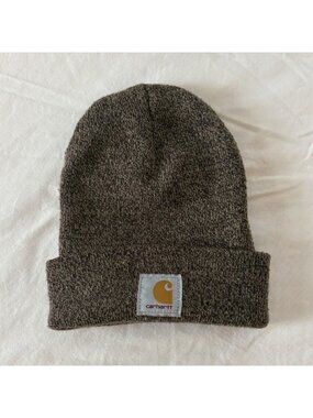 Carhartt Acrylic Watch Beanie One Size Brown Heather A18-247 USA Made Outdoor